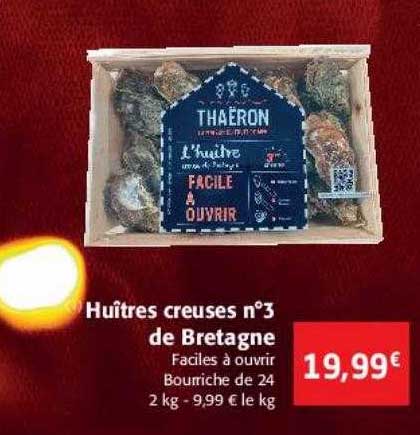 Huîtres Creuses N°3 De Bretagne