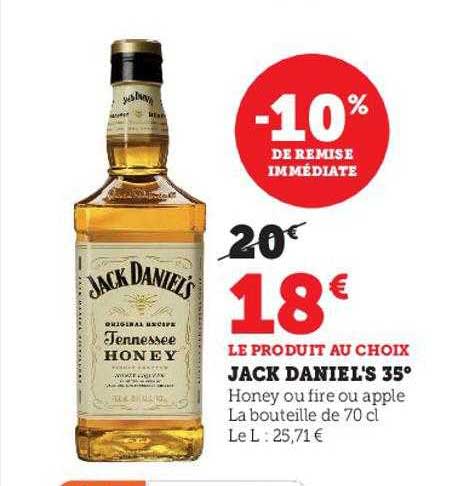 jack daniel's 35°