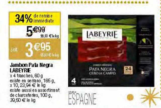 jambon pata negra labeyrie