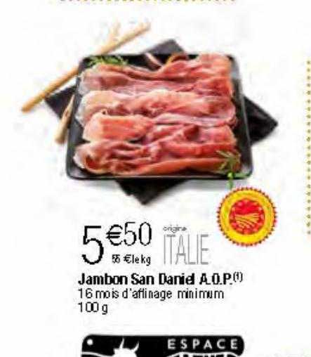 jambon san daniel aop