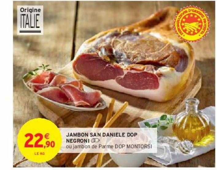 jambon san daniele dop negroni