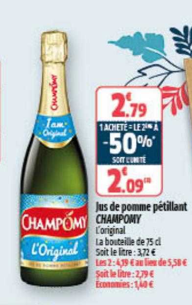Jus De Pomme Pétillant Champomy