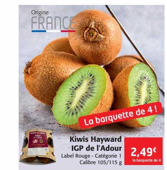 Kiwis Hayward Igp De L'adour