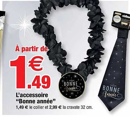 l'accessoire "bonne année"