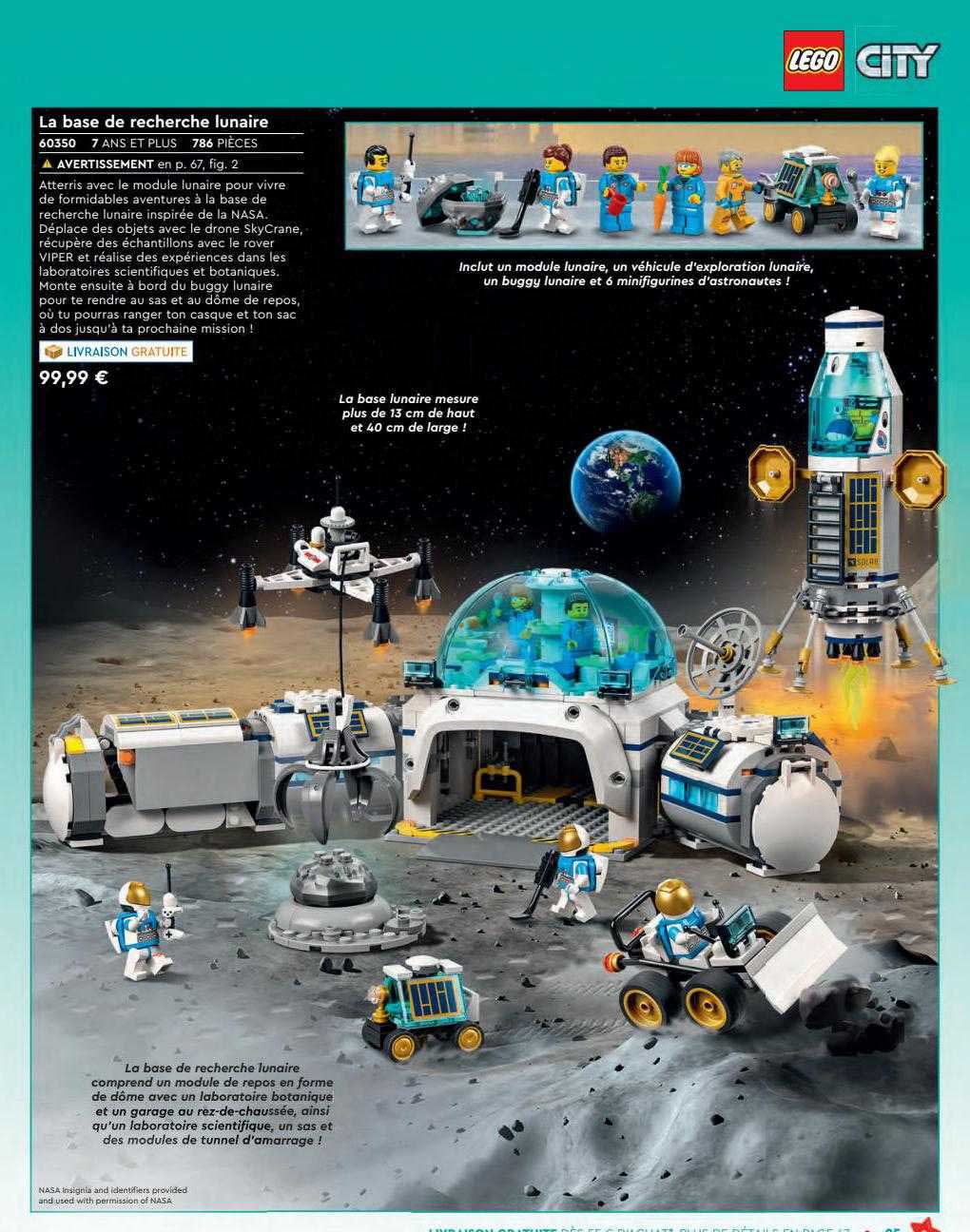 la base de recherche lunaire lego city