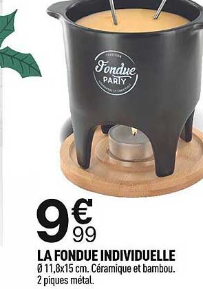 la fondue individuelle