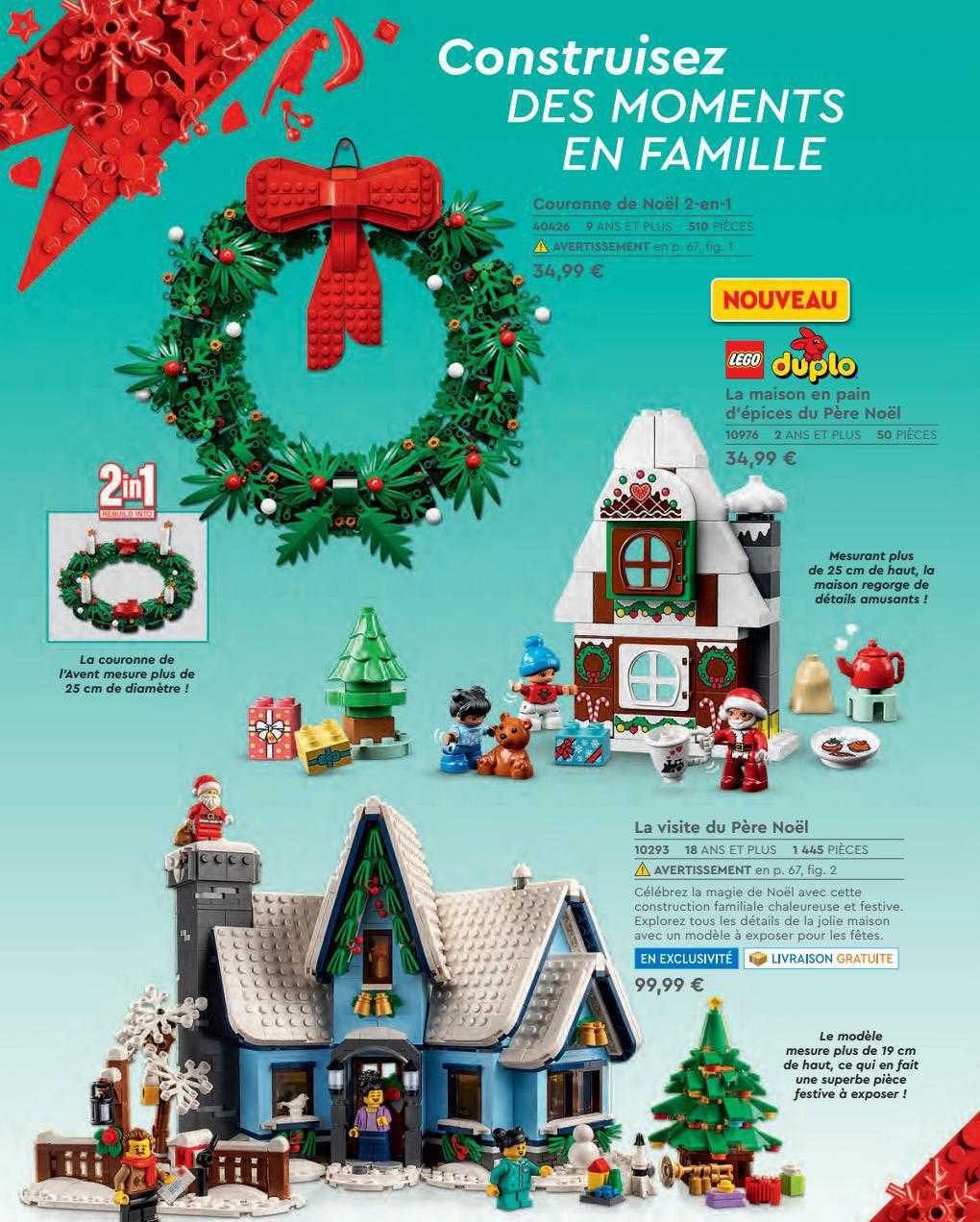 la maison en pain d'épices du père noël lego duplo