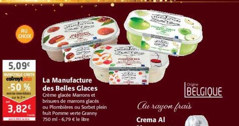 la manufacture des belles glaces