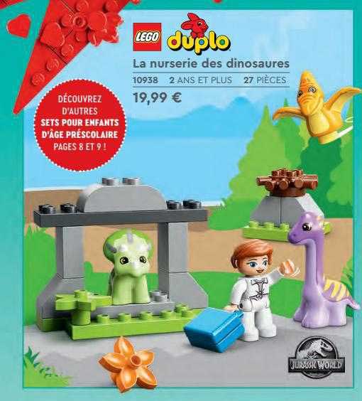 la nurserie des dinosaures lego duplo
