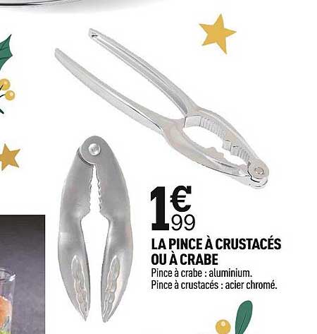la pince à crustacés ou à crabe