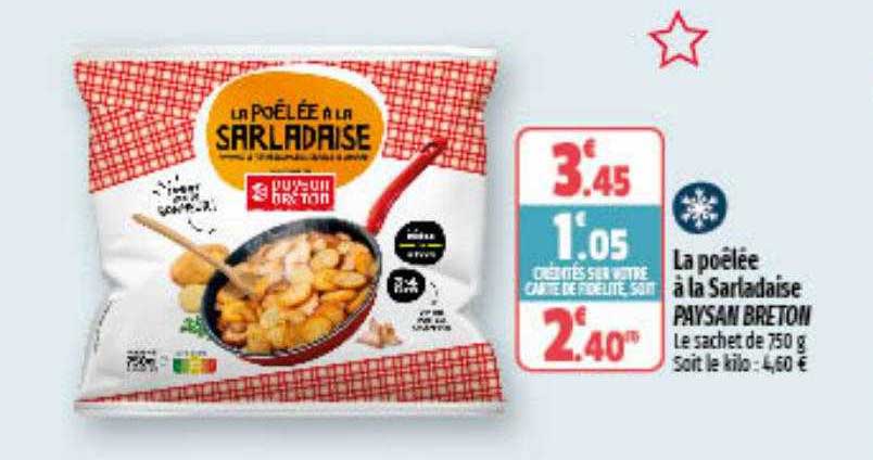 la poêlée à la sarladaise paysan breton