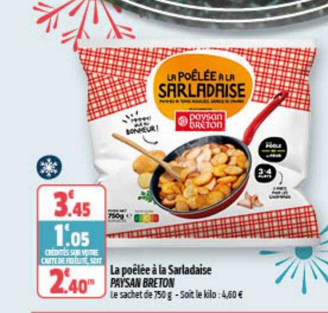 la poêlée à la sarladaise paysan breton