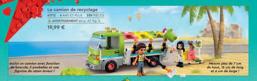 le camion de recyclage