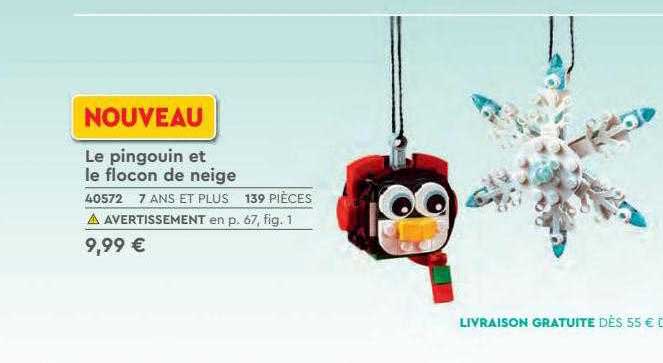 le pingouin et le flocon de neige
