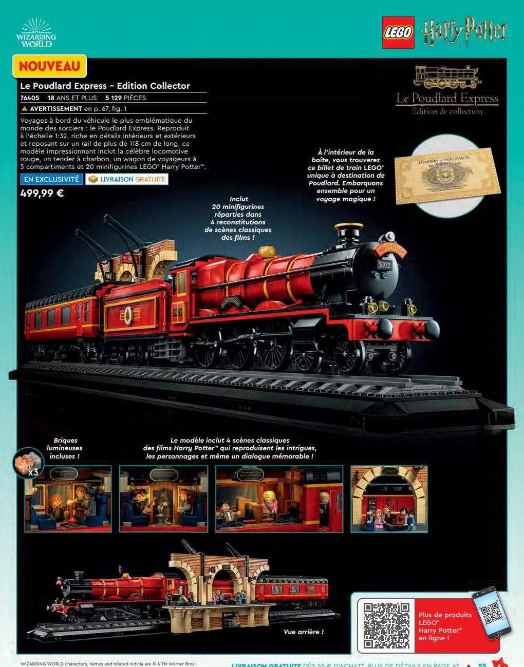 le poudlard express - édition collector lego harry potter