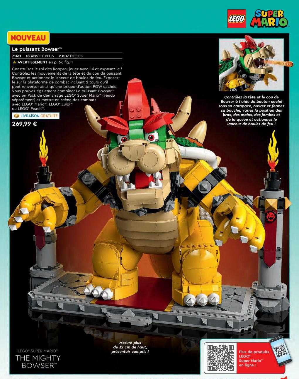 le puissant bowser lego super mario