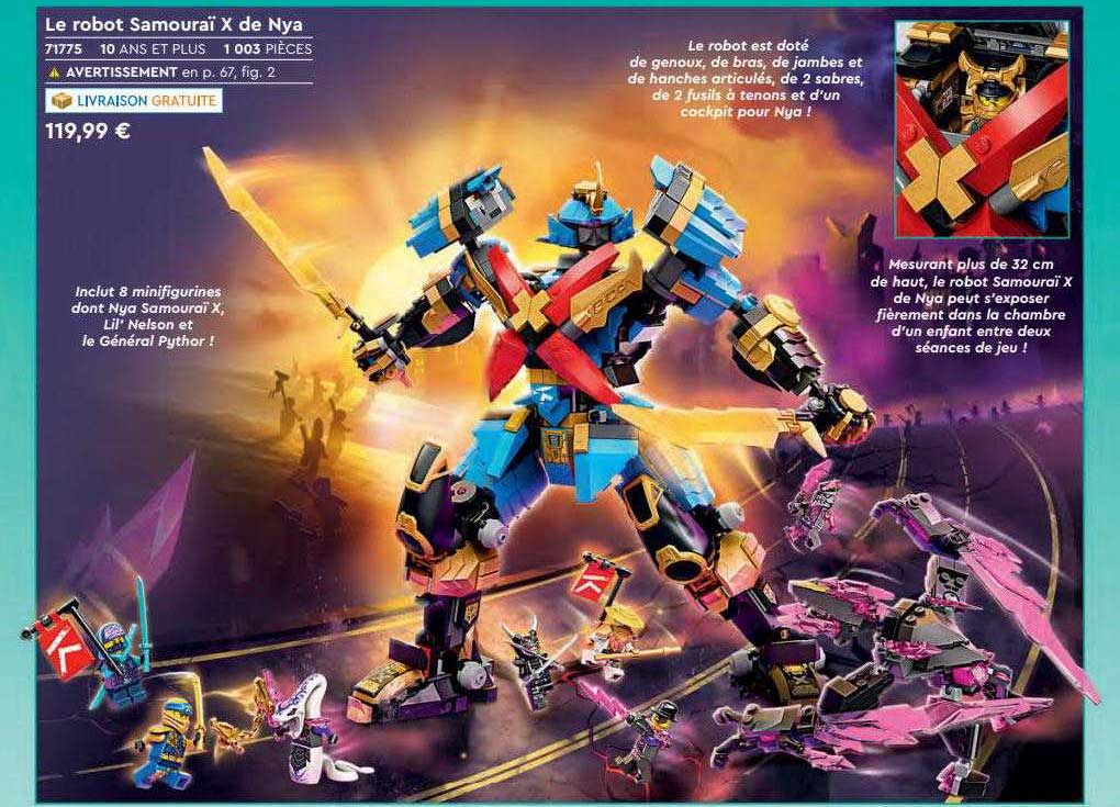 le robot samouraï x de nya