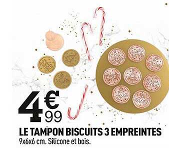 le tampon biscuits 3 empreintes