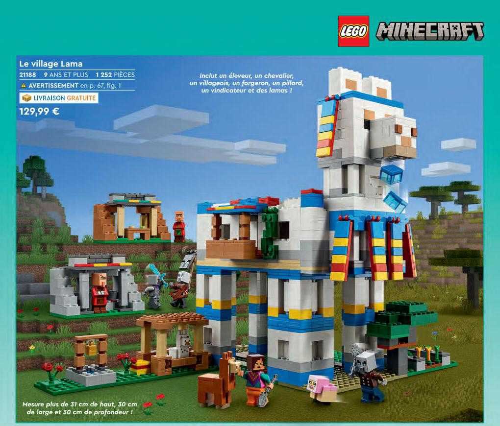 Le Village Lama Lego Minecraft