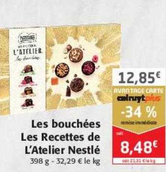 les bouchées les recettes de l'atelier nestlé