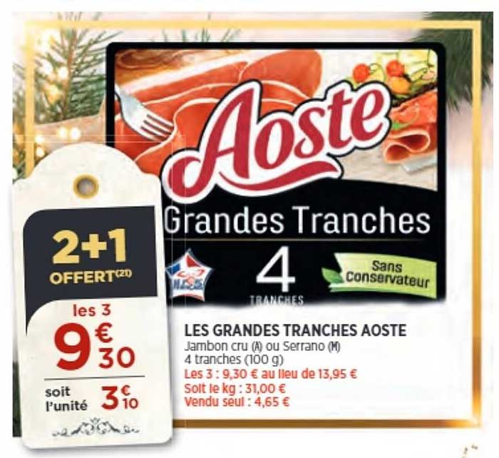 les grandes tranches aoste