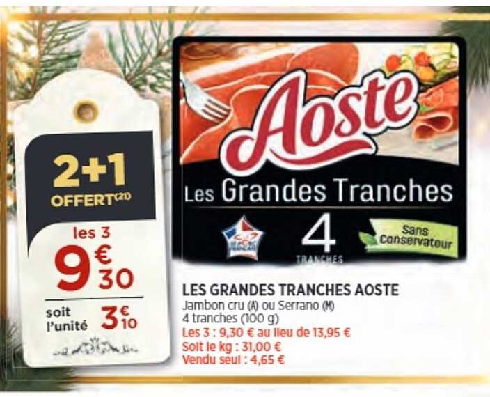 les grandes tranches aoste