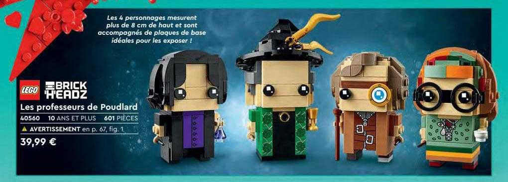 les professeurs de poudlard lego brick headz