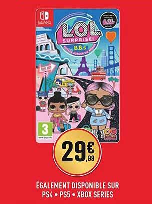 lol surprise! ps4, ps5, xbox séries