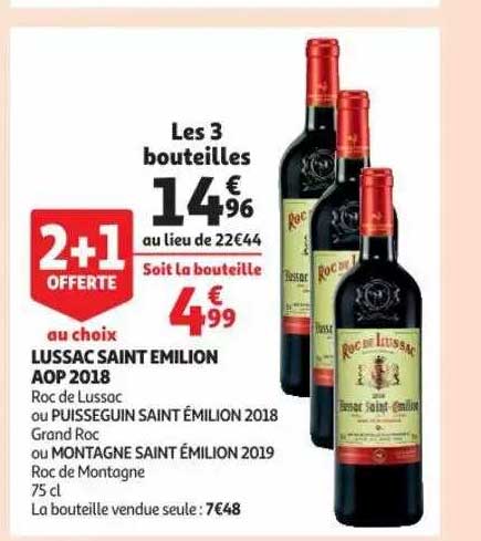 lussac saint émilion aop 2018
