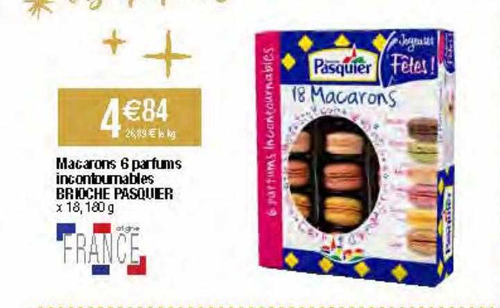 Macarons 6 Parfums Incontournables Brioche Pasquier