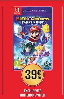 mario + lapins crétins sparks of hope nintendo switch