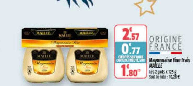 Mayonnaise Fine Frais Maille