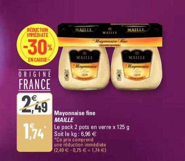 Mayonnaise Fine Maille