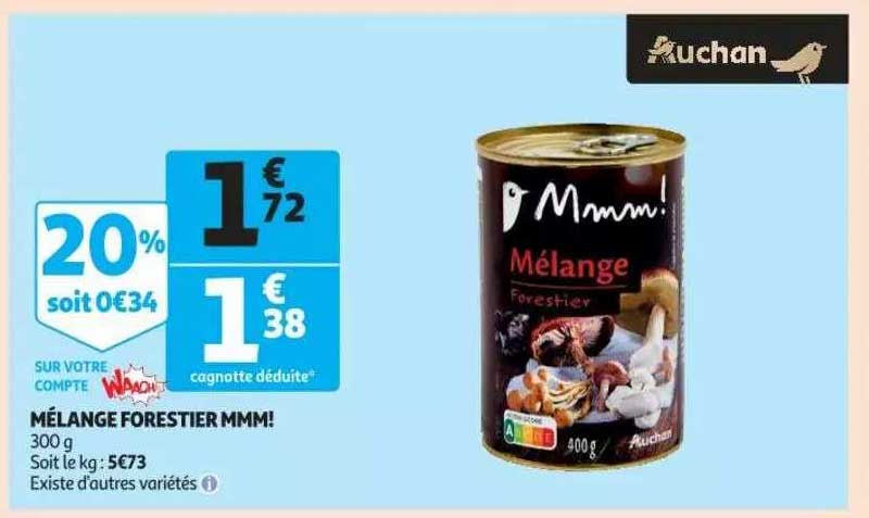 mélange forestier mmm!