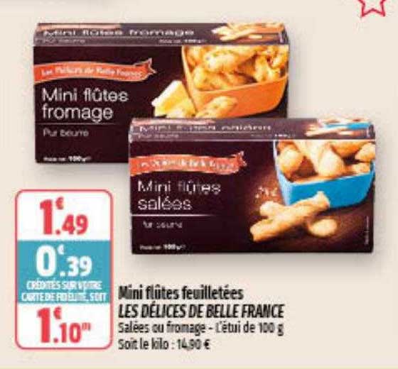 Mini Flûtes Feuilletées Les Délices De Belle France