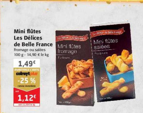 Mini Flûtes Les Délices De Belle France