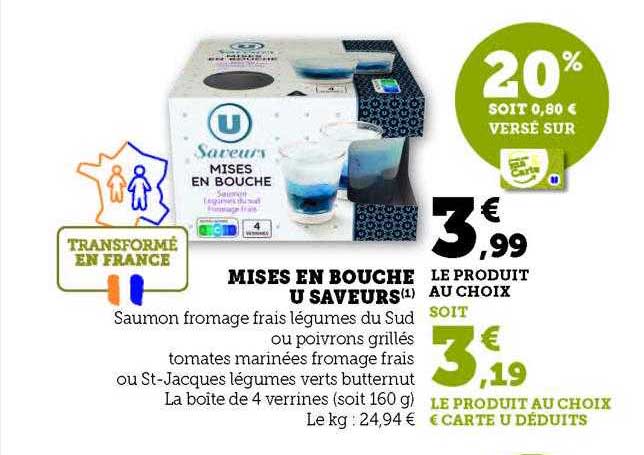 mises en bouche u saveurs