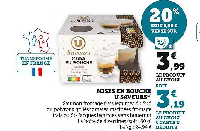 mises en bouche u saveurs