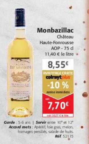 monbazillac château haute-fonrousse aop