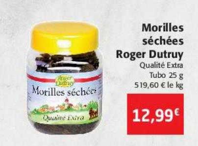 morilles séchées roger dutruy