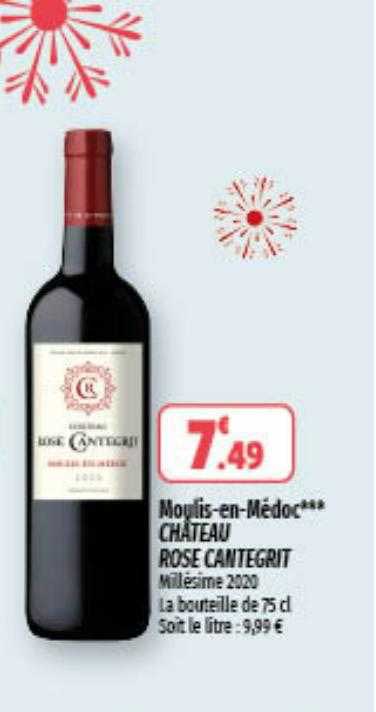 moulis-en-médoc château rose cantegrit