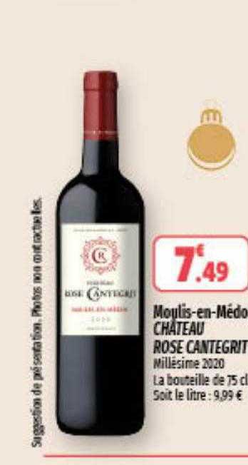Moulis-en-médoc Château Rose Cantegrit