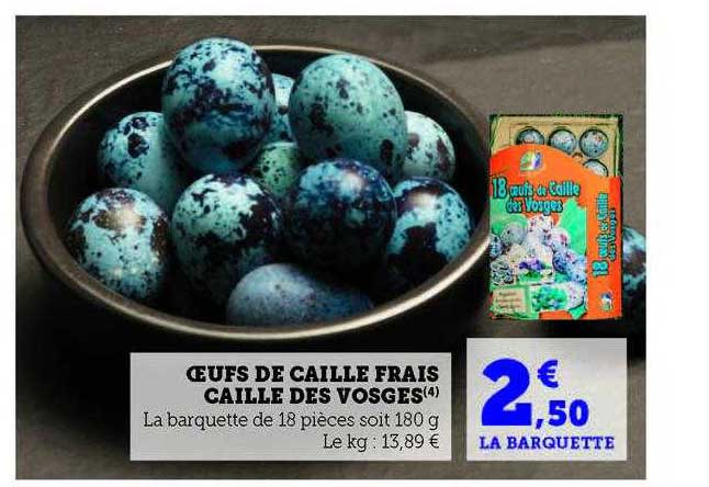 œufs de caille frais caille des vosges