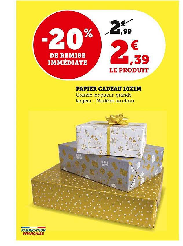 Papier Cadeau 10 X 1 M