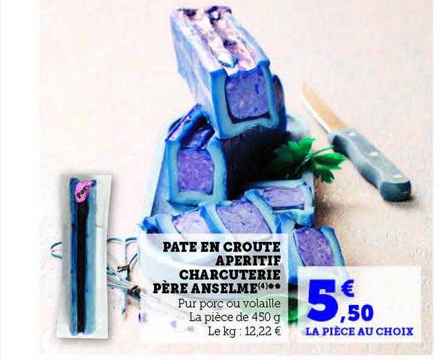 pâté en croûte apéritif charcuterie père anselme