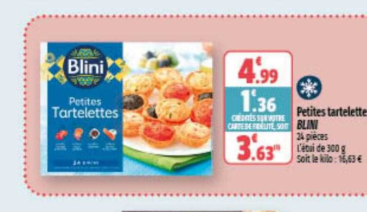 petites tartelettes blini