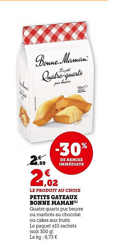 petits gâteaux bonne maman