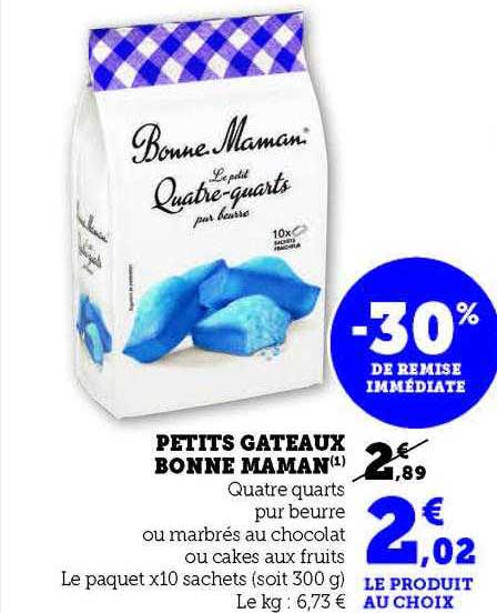 petits gâteaux bonne maman