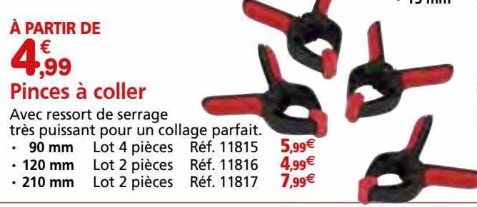 pinces à coller