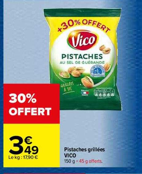 Pistaches Grillées Vico